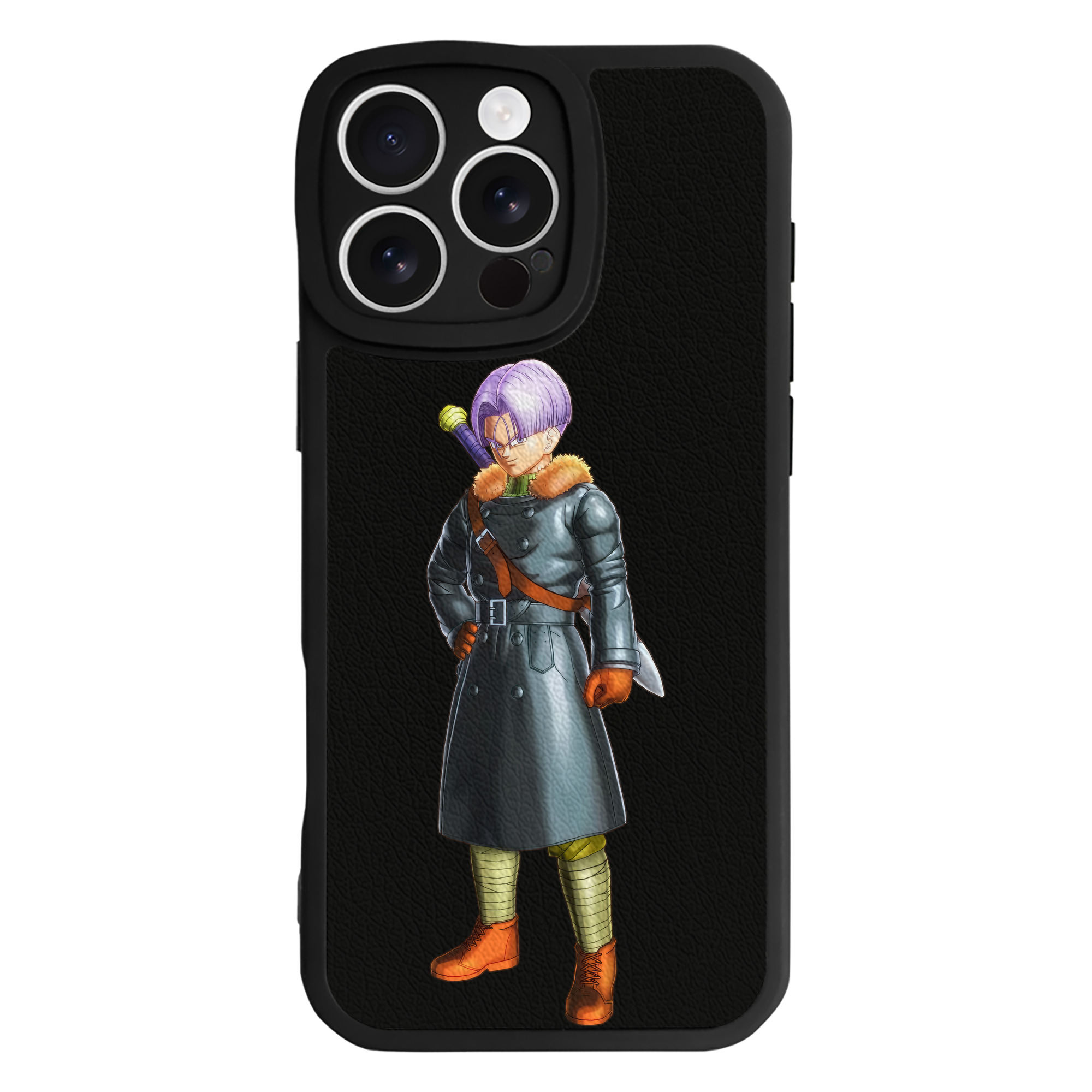 （画像用） ドラゴンボール DRAGON BALL 【iPhone 16シリーズ対応】シリコンスマホケース（レザー調） 材質：シリコン